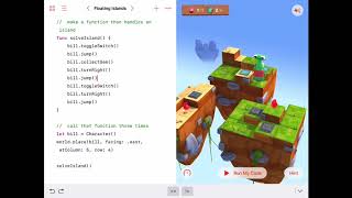 Floating Islands - Swift Playgrounds