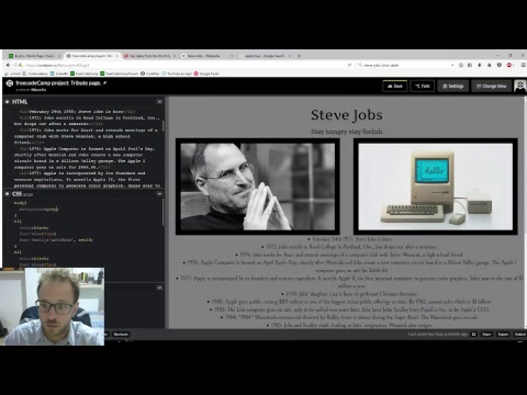 Making my tribute page: Part 2