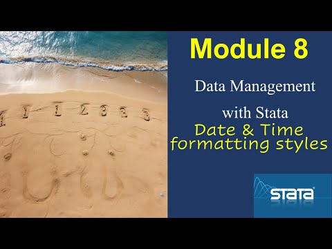 3 different ways of formatting date and time variables in #Stata