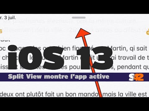 Splitview actif