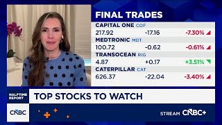 Final Trades: Capital One, Medtronic, Transocean and Caterpillar