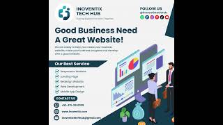 A Good Business Deserves a Great Website! 🌐 | Website Services | Inoventix Tech Hub