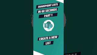 Part 1 🎓 SharePoint Lists for Beginners Series 🎓 Create a New List