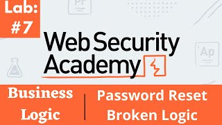 Password Reset Broken Logic | Web Security Academy (Audio)
