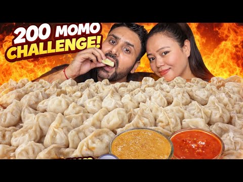 🔥200 PANEER MOMO EATING CHALLENGE | EXTREME MUKBANG FEAST! 🥟🔥