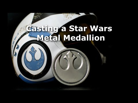 Casting a Star Wars Metal Medallion from Aluminum
