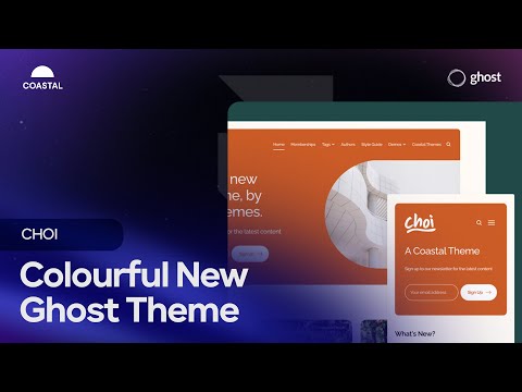 Creative Blog Theme for Ghost - Choi Preview
