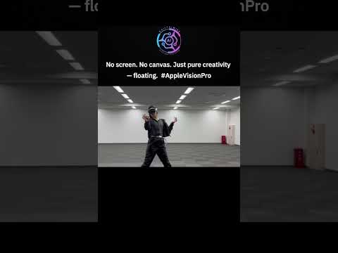 No Screen. No Canvas. Just Imagination — Apple Vision Pro #subscribe #ai #applevisionpro