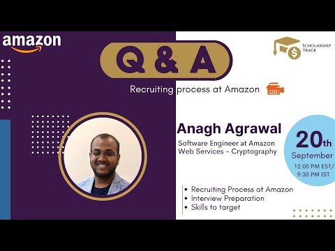 LIVE Q&A - Software Engineer at Amazon