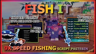 FISH IT Script Pastebin 2026 AUTO FARM, 9X SPEED FISHING, DIAMOND ROD, INSTANT FISHING (NO KEY) 💎🐟