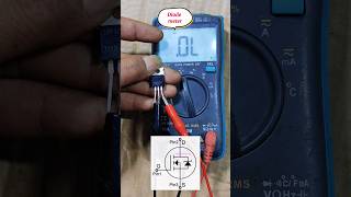 normal P_Channel Mosfet Transistor measurement #Transistor #mosfet #p_channel #test