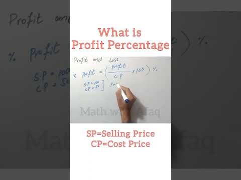 What is profit percentage | profit loss | Percentage | NAT NTS GAT Entry Test | math with afaq