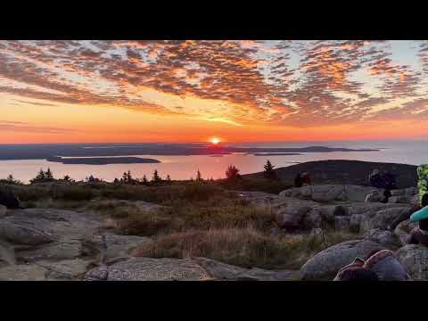 Cadillac Mountain, ME Sunrise 8/29/24 Acadia National Park