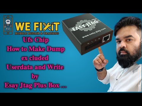 UFS CHIP EX CLUDED USERDATA DUMP READ & WRITE BY ESAY JTAG ESAY WAY BY BILAL AKASH