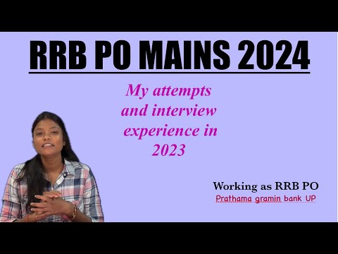 RRB PO 2024 - my attempts and expected dates