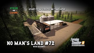 Building New Sellpoint & Chicken Coop/Selling Produce/No Man's Land/#72/Season's/FS19 4K Timelapse