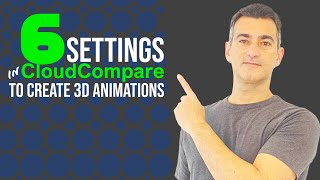 TUTORIAL: 6 settings in CloudCompare to create 3D animations | 3D Forensics | Point Clouds | CSI