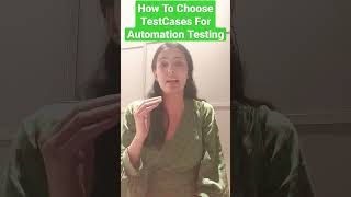 How To Choose Testcases For Automation Testing?#automationtesting #automation #shortswithcamilla