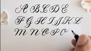 Calligraphic Alphabets