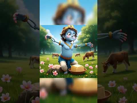 #krishna #eating #honey #convert to #bhootni