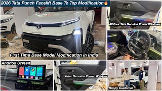 2026 Tata Punch Facelift Base To Top Modification✅ Punch Facelift base✅ Punch Facelift base to Top✅