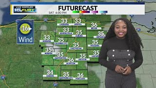 Chilly, windy, and a few snow showers through Sunday