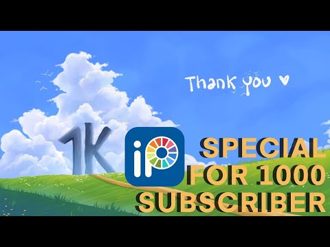 Background art special for 1k subscriber ✨|| ibis paint x || timelapse video || digital art