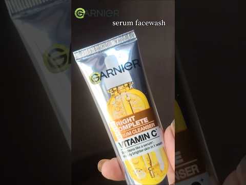 Garnier vitamin c serum facewash #GarnierSerumWash #ad
