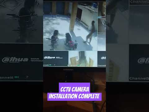 CCTV Camera installation technical work | #careeradvice #subscribers #foryou #ytshorts