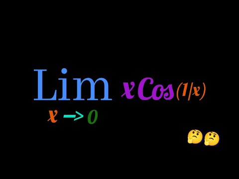 Lim x Cos(1/x) as x tends to 0 🤔🤔 | Mathematics