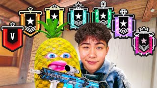 Sir Pineapple & Spoit 2v5 EVERY RANK (look behind you)