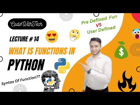 Functions in Python 😍🔥|| Types of Function || Pre Defined Vs User Defined Function || Lecture#14🔥