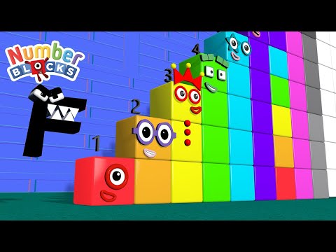 Alphabet Lore A - Z Alphabet Lore F Learn to Count Numberblocks Step Squad 1 to 100