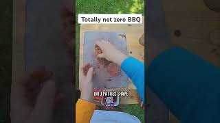 Net Zero BBQ in 1 minute #bbq #sustainable #howto