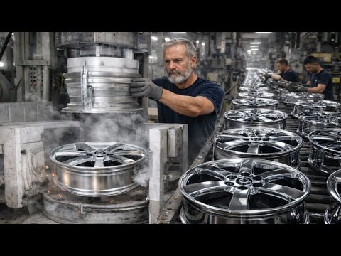 How Luxury Car Alloy wheels are Made, Full Manufacturing Process,