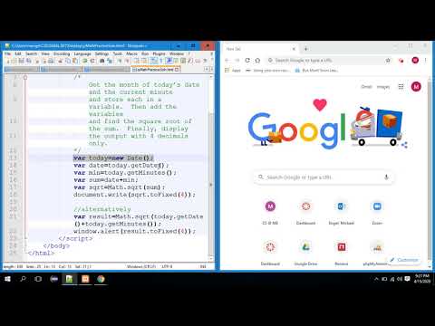 JS Math Practice Solution