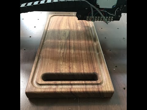 Using XCarve CNC to cut juice line on a chopping board
