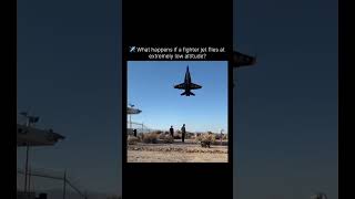 Can a Fighter Jet Fly THIS Low? (What Happens Might Shock You!) #fighterjet
