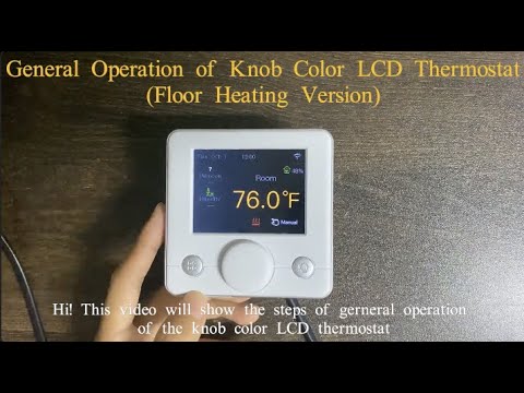 User Operation of Smart Thermostat (Floor heating version) -53