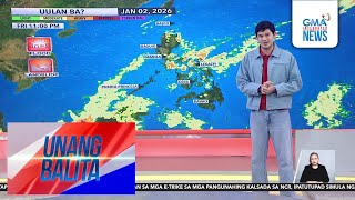 Weather update as of 6 AM (January 2, 2026) | Unang Balita