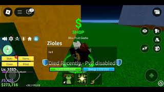 Testing Beginners Luck in Blox Fruits #roblox #shorts