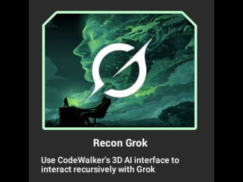 CodeWalker: Visualize Your Code in 2D/3D + Recursive Grok Iteration