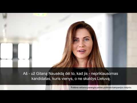 Aida Kazlauskienė - už Gitaną Nausėdą