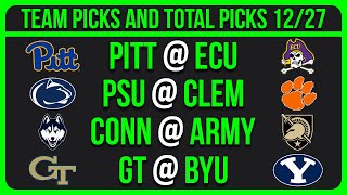 College Football Picks Today 12/27/25 NCAAF Betting Picks and Predictions