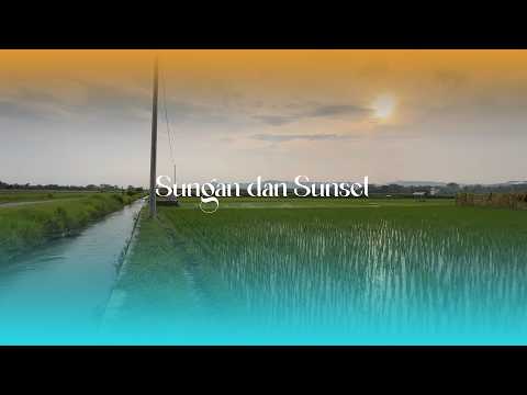 Sunset di Tepi Sungai yang Indah dan Menenangkan | Suasana Senja Penuh Kedamaian