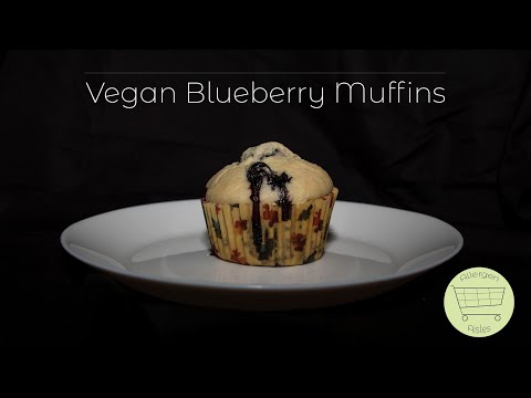 Soy free Vegan Blueberry Muffins