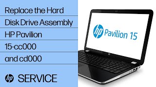 Replace the Hard Disk Drive Assembly | HP Pavilion 15-cc000 and cd000 | HP
