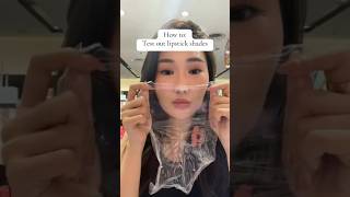 "Shocking hack 😱_for testing lipstick shades💄⚠️#lips #lipstickhacks #lipsticktutorial #makeup #hack