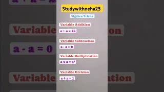 Algebra tricks #maths #math #mathforstudents #mathematics #mathstricks #formula #upsc #exam #share