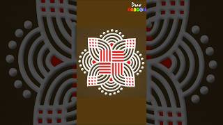 Simple 3x3 Dots Padi Kolam ✨ | Easy Rangoli for Daily Practice